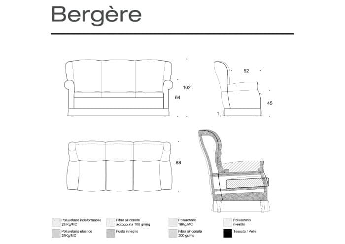 Poltrona Da Riposo Bergère - Family Bedding