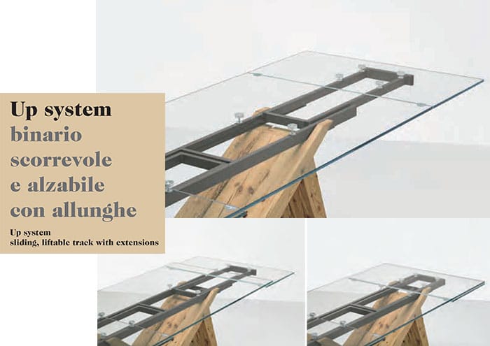 Tavolo allungabile Up System Building - Sedit - in offerta